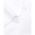 thumbnail image 5 of Camisa de vestir para hombre Alimens & Gentle, corte regular, elástica, blanca, 5 of 5