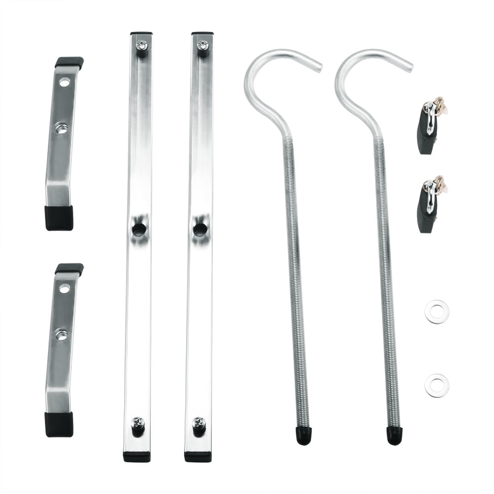 Roof Racks 2 Locks Universal Heavy Duty Ladder Roof Rack Clamp Clamps Lockable Safe Ladders