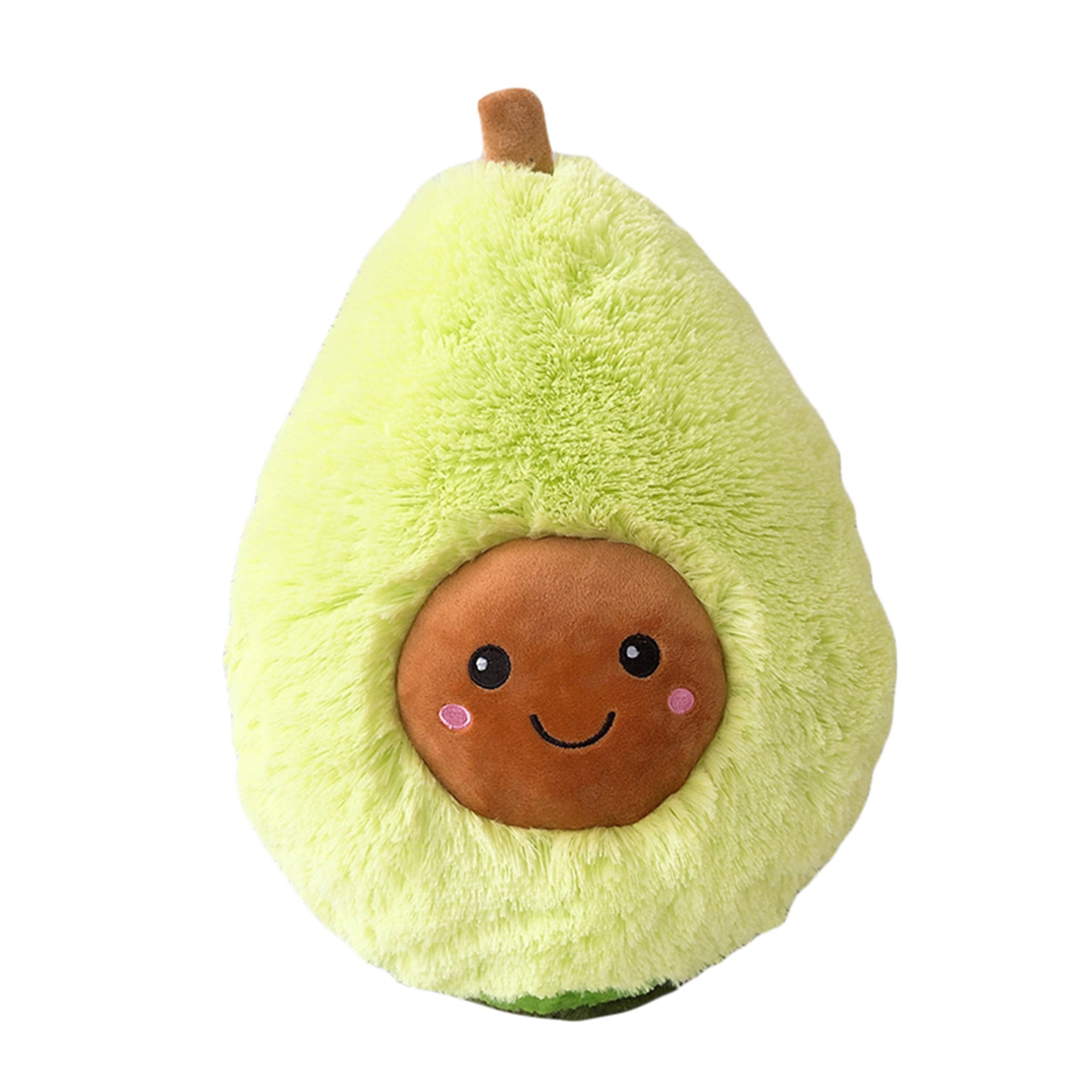 Cute Smiling Avocado Stuffed Plush Toy Super Soft Cushion Pillow Child Gift NEW 