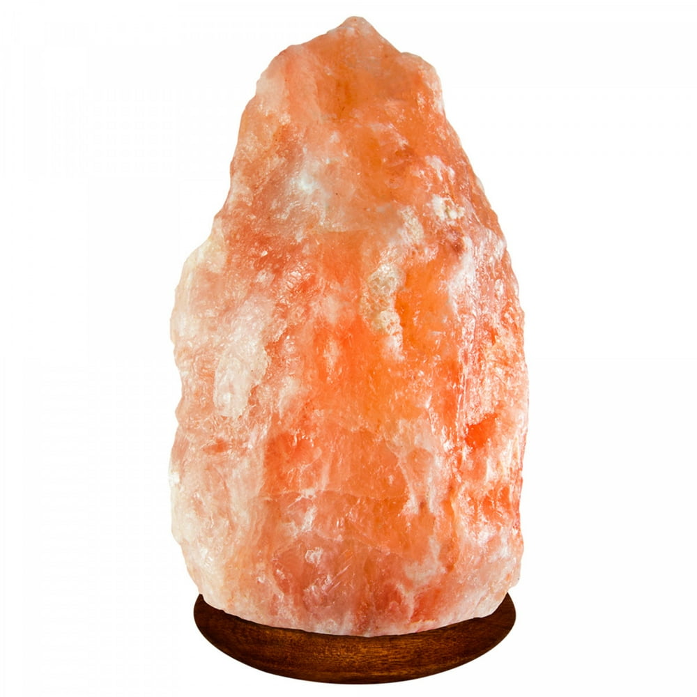 Pure Himalayan Crystal Rock Pink Salt Lamp Natural Shape 910 LB Large with Polished Neem Wooden Pure Himalayan Crystal Rock Pink Salt Lamp Natural Shape 910 LB Large with Polished Neem Wooden