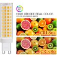 thumbnail image 4 of 12W G9 LED Bulb Warm White 3000K, Equivalent to Halogen 100W Bulb, 360 Wide Beam Angle, Non-Dimmable 1100 Lumens, 5 Pcs, 4 of 5