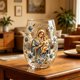 thumbnail image 4 of The Stemless Wine GlassReligious Glass Cup With Lamb Grape Gold Art Inspirational Catholic Gift For Communion Baptism, 4 of 4