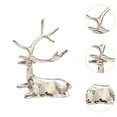 thumbnail image 6 of deevoka Animal Statue Cabinet Artwork Centerpiece Decorative Tabletop Deer Sculpture Light, 6 of 9