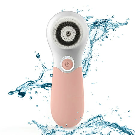 daisi Face Cleansing Brush | Deep Microdermabrasion Exfoliator for Soft Skin | Waterproof Facial Brush Removes Make-Up, Oil & Dead Skin | Daily Use Electric Cleansing Brush for Men &