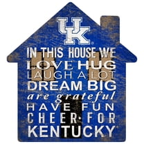 Kentucky Wildcats 12'' Team House Sign