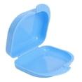 thumbnail image 2 of 2 unidades de estuche protector bucal dental, contenedor de retenedores de ortodoncia con orificios de ventilación, soporte para dentaduras postizas, caja alineadora transparente para el hog, 2 of 5