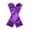 Purple, variant on MEICHEN Women's Solid Color Long Satin Gloves With Bow Decor Soft Comfortable Party Essentials Clothing Accessories