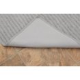 thumbnail image 3 of Garland Rug Sheridan Washable Nylon Platinum Gray Bath Rug, 24" x 40", 3 of 5