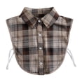 thumbnail image 1 of Demi-chemises Col Factice Détachable Faux Col Blouse Insert Col pour Femmes, 1 of 8