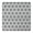 Gray Geometric Quatrefoil, variant on Blue Boho Tribal Feathers Pattern Square Fitted Tablecloth with Elastic Edge,Square Table Cover,Washable Elastic Table Cover for Home Kitchen Party Decor 34"x34"