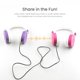 thumbnail image 4 of Puro Sound Labs JuniorJam Plus Auriculares con limitación de volumen para niños, audio más seguro para proteger la audición - Auriculares Bluetooth ajustables para tabletas, teléfonos inteligentes, PC, 4 of 5