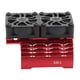 thumbnail image 3 of Disipador De Calor Para Motor De Coche RC, 28000 RPM 8,4 V 36 Mm Disipador De Calor De Refrigeración Del Ventilador Del Motor RC Con Ventiladores De Refrigeración Duales Cubierta, 3 of 7