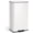 White, variant on LEDREM 10.5 Gal Step Kitchen Trash Can , Soft-Close Lid , Bag Retainer Ring , Includes 15 Trash Bags , Space Efficient , Stainless Steel ,Silver