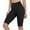 Black, variant on Women's Biker Shorts High Waist Butt Lift Yoga Workout Shorts with Hidden Pockets