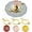 Style #C, variant on Golden Wax Seal Molds for Mailroom, Metal Wax Sealer Love Heart Round Shape for Craft Adhesive Gift Envelope Invitation Sealing, Envelopes & Mailing Supplies