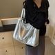 thumbnail image 2 of Bolso mano multifuncional gran capacidad bolso hombro versátil bolso hombro PU 02008-PZ20240718015079 plateado, 2 of 9