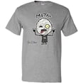 thumbnail image 3 of Inktastic Metal Face T-Shirt, 3 of 5