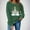 Army Green(New), variant on PNTUTB Womens Crew Neck Sweatshirt Long Sleeve Christmas Tree Print Casual Loose Cute Pullover Top