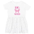 thumbnail image 3 of Inktastic Big Sister Announcement Butterfly Girls Toddler Dress, 3 of 5