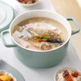 thumbnail image 4 of 20cm/24cm Ceramic Enamel Pot Household Soup Casserole Gas Induction Cooker Non-stick Cast Iron Pot Enamel Cooking Pot, 4 of 5