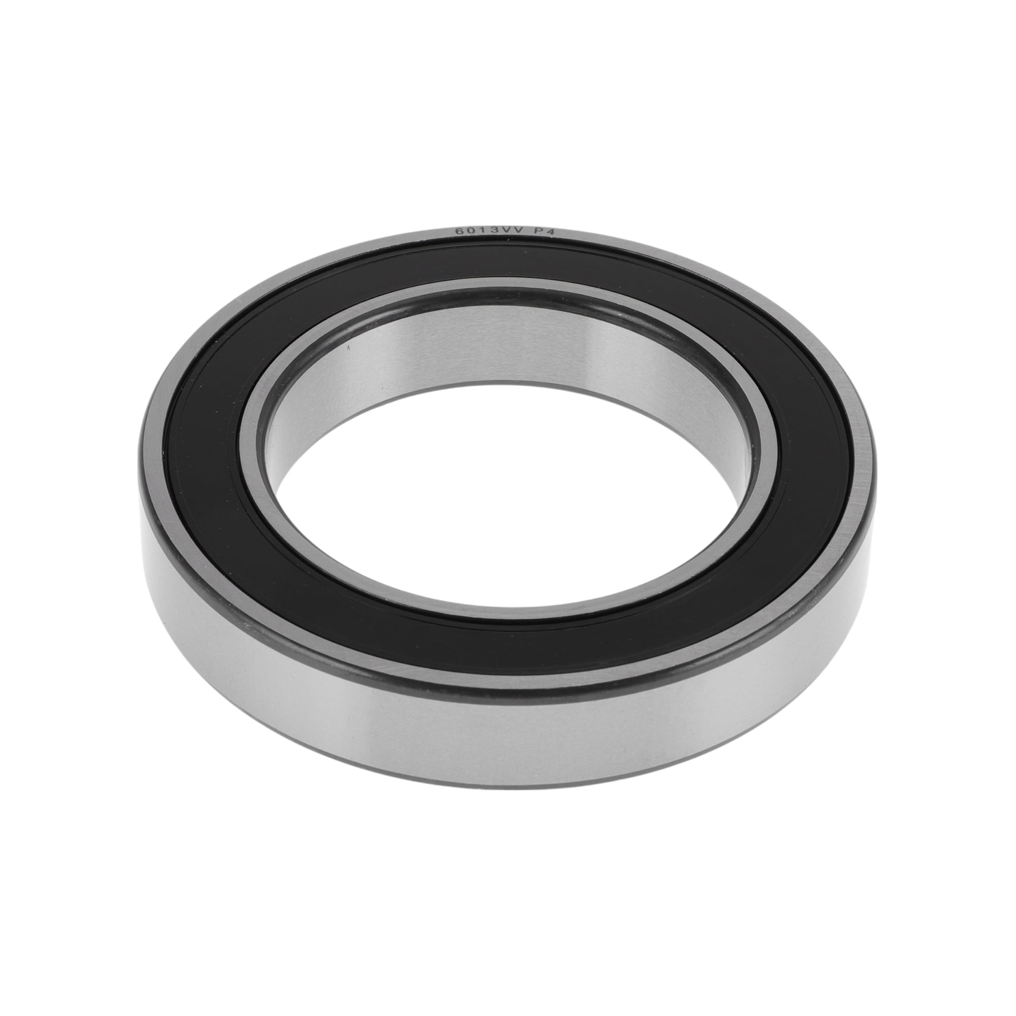 Unique Bargains 6013VV Deep Groove Ball Bearings 65x100x18mm P4 Double Rubber Seal Lubricated Bearings 1 Pcs Car Silver Tone,Black