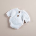 thumbnail image 3 of Coofit Rabbit Baby Outfit Knitted Simple Newborn Bunny Costume with Newborn Rabbit Hat, 3 of 10