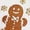 Gingerbread, variant on Member's Mark Holiday Kitchen Towel Set, 6-Pack