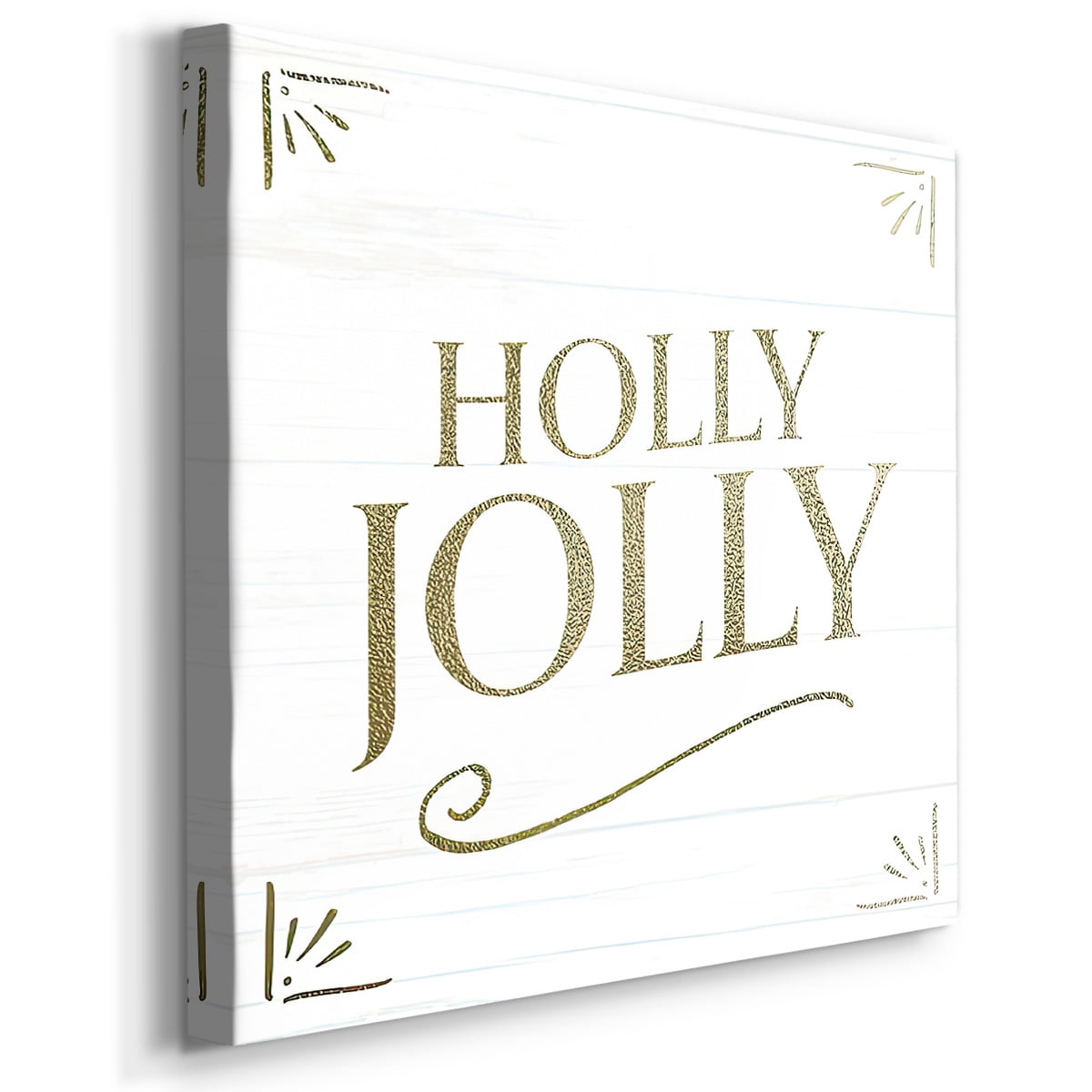 Golden Sentiments IV- Gallery Wrapped Canvas
