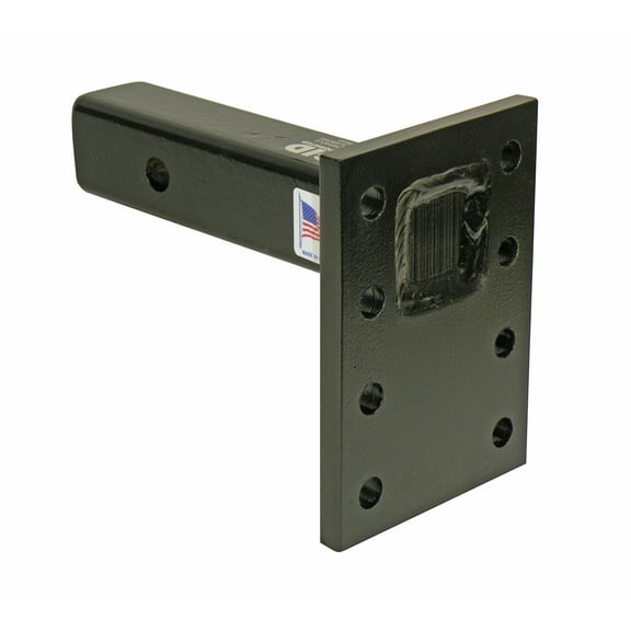 Rigid Hitch Solid Shank Pintle Mount for 2 Inch Receivers - Made in U.S.A.