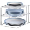 thumbnail image 1 of Corner cabinet insert, 2 levels, 23 x 23 x 20 cm, white, 1 of 3