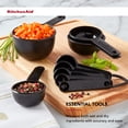 thumbnail image 2 of Kitchenaid Universal Measure Cup Spoon Set in Black, 2 of 9