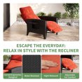 thumbnail image 2 of Qinaqin Outdoor cm de Anchoicker Recliner Patio Chair – 150° Ajustable Backrest Air Pump Footrest, 2 of 8