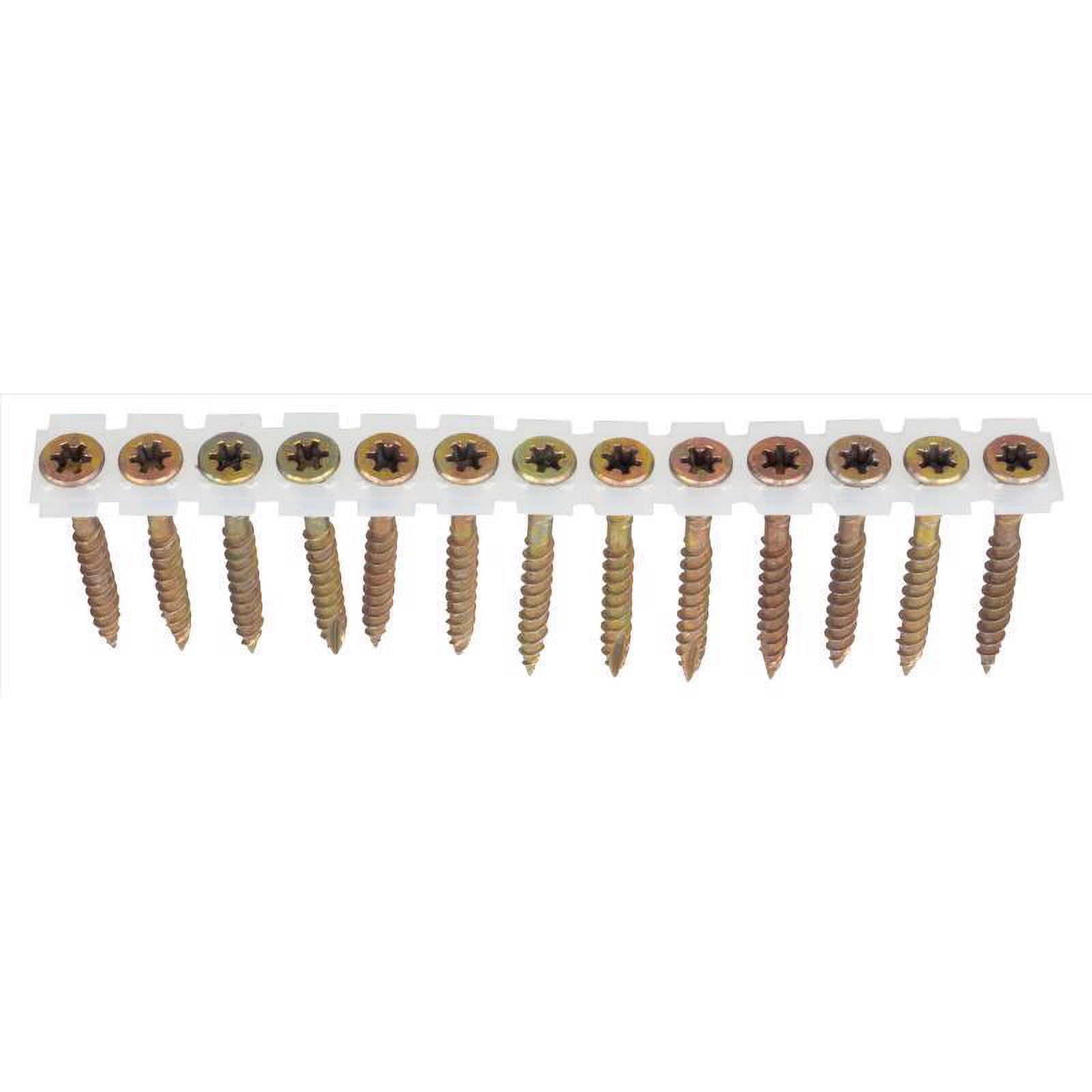 WOOD SCRW YLW ZNC #8X2" (Pack of 1)