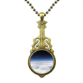 thumbnail image 1 of La capa de atmósfera, nubes blancas Collar Guitarra Antigua Joyería Música Colgantes Unbranded M, 1 of 3