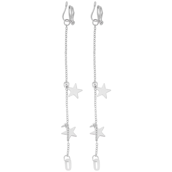 Miangastore 1 Pair of Wireless Earphone Earrings Chic Earphone Holder Anti-lost Earrings