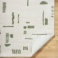 thumbnail image 7 of Livabliss Washable Rugs for Living Room, 5x7 Fossay Shag Modern Light Beige Area Rug, Bedroom Dining Room Home Decor Stain Resistant Carpet (5'3" x 7'), 7 of 7