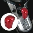 thumbnail image 2 of Motoforti Gear Shift Cover for Honda Civic 10th Gen 2016-2021 ABS Carbon Fiber Pattern Red Auto Interior accessories, 2 of 7