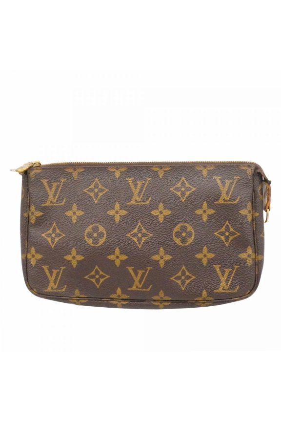 Pre-Owned Louis Vuitton Monogram Pochette Accessoires M51980 Brown Women's Bag/Pouch