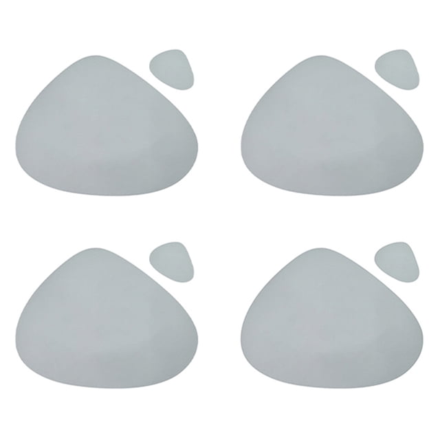 yingyy PU Placemat Waterproof Nonslip Place Mats Set Washable Wipeable Cup Mat Tableware Pad Kitchen Dining Restaurant Gray 45cm*37cm