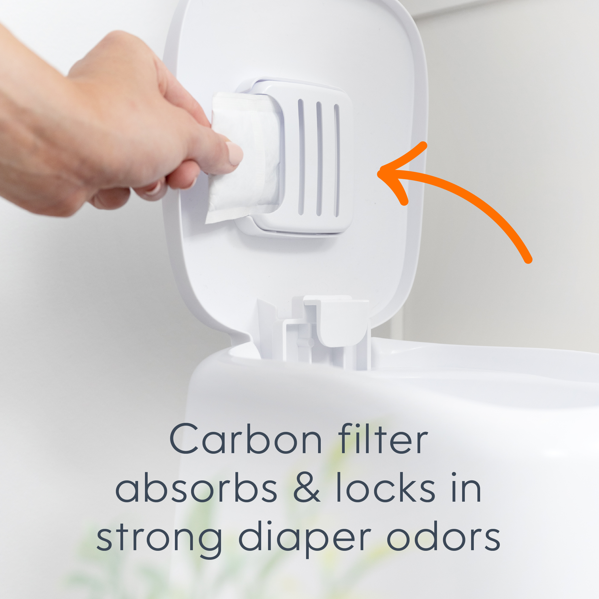 Diaper Genie Complete Gift Set with 8 Refills, White photo 7