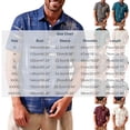 thumbnail image 3 of Kalauyu Button Down Shirts for Men Plaid Print Short Sleeve Shirts Casual Button-Up Blouse Summer Beach Outdoor Daily Wear Tops, 3 of 5