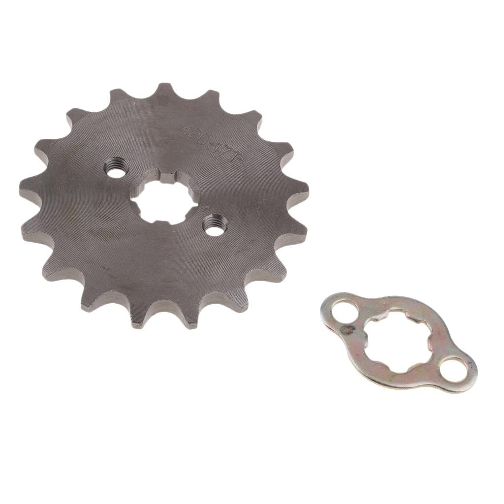 10 Tooth Teeth 420 17mm  Front Counter Sprocket for 70 110cc 125cc Pit Dirt Bike 