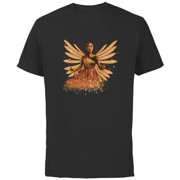 Disney Pinocchio The Blue Fairy - Short Sleeve Cotton T-Shirt for Adults - Customized-Black