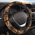 thumbnail image 4 of Uemuo Vintage Family History Book Printed Car Elastic Steering Wheel Cover - Universal Car Accessory for Diverse Cars Anti-Slip, and Comfortable- 15", 4 of 8