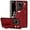 Red for Samsung Galaxy S20 Ultra, variant on Design for Samsung Galaxy S20 Ultra 5G Phone Case with Screen Protector Adjustable Wrist Strap Kickstand Credit Card Slot Slim Shockproof Hybrid Rugged Protective Cover for Women 6.9" Rose gold