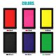 thumbnail image 2 of Juego de 6 Almohadillas de Tinta Reutilizables para Bebés, Incluye Colores Vibrantes: Rojo, Negro, Azul, Rosa, Amarillo y Verde, Perfectas para Huellas de Manos y Pies., 2 of 6