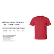 Navy T shirts XLT T Shirts for Men 2XLT 3XLT Big & Tall T Shirts Tall Mens Shirts Big & Tall T Shirts Big and Tall T Shirt for Men Tall Sizes Gildan Ultra Cotton Tall T-Shirt - 2000T