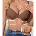thumbnail image 4 of SwiftWear Women's Underwire Bra Lace Trim Push Up T-Shirt Bra for Everyday Lift, Comfort & Support, 4 of 7