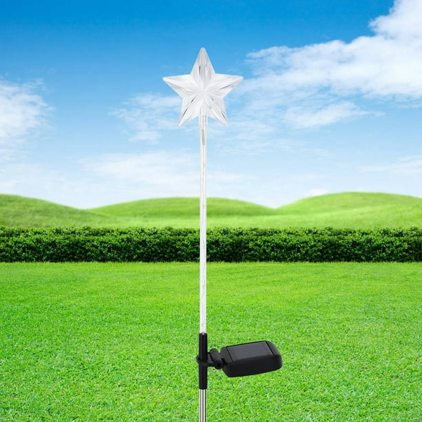6LED Light Metal + Plastic Lawn Lamp, Solar Light, Home Camping Picnic For Garden Yard Driveway