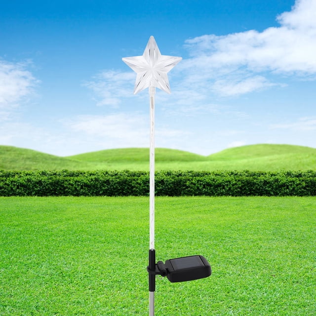 6LED Light Metal + Plastic Lawn Lamp, Solar Light, Home Camping Picnic For Garden Yard Driveway